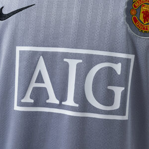 Manchester United 2007 Goalkeeper Grey Long Sleeve Retro Jersey – Classic Footba