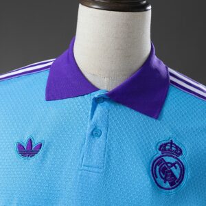 Real Madrid 25_26 POLO - Blue – Replica Football Soccer Shirt – S–XXL