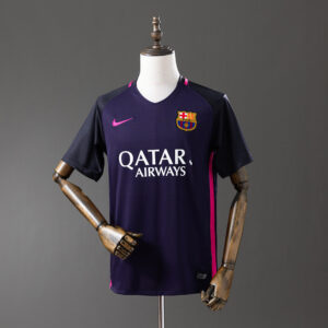 Barcelona 2016/17 Away Retro Jersey – Vintage Replica Football Soccer Shirt – Si