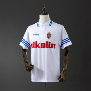 Retro Real Zaragoza 1995/96 Home Jersey – Vintage Replica Football Soccer Shirt