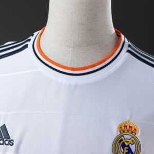 Real Madrid 2013/14 Home Long Sleeve Retro Jersey – Vintage Replica Football Soc