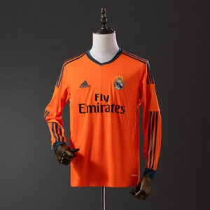 Real Madrid 2013/14 Second Away Long Sleeve Retro Jersey – Vintage Replica Footb