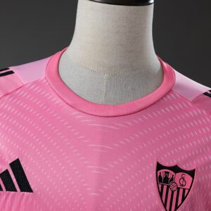 Sevilla 25_26 Goalkeeper Pink Jersey – Replica Football Soccer Shirt – S–XXL