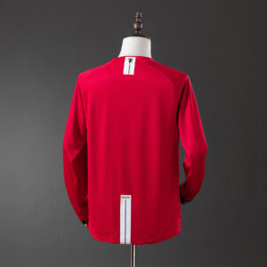 Manchester United 2007/08 Home Long Sleeve Retro Jersey – Classic Football Shir