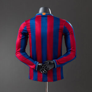 Barcelona 2009/10 Home Long Sleeve Player Version Retro Jersey – Vintage Replica