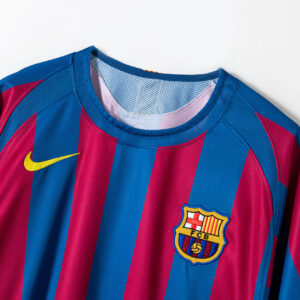 Barcelona 2005/06 Home Retro Jersey – Vintage Replica Football Soccer Shirt – Si