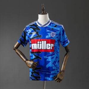 Schalke 04 1993/94 Home Retro Jersey – Replica Football Soccer Shirt – S–XXL