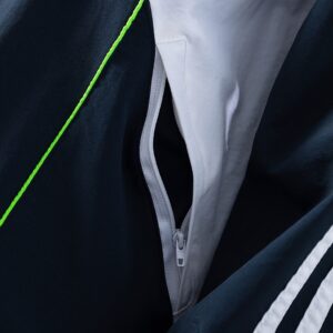 Real Madrid Windbreaker - Navy Blue & White – Replica Football Soccer Shirt – S–