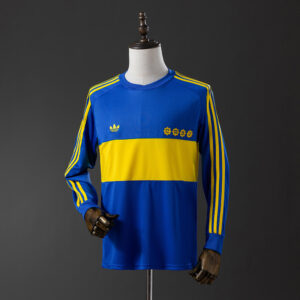 Boca Juniors 1981 Home Long Sleeve Retro Jersey S-XXL