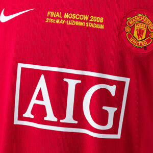 Manchester United 2007/08 Home Long Sleeve Retro Jersey – Classic Football Shir
