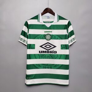 98/99 Celtic Home Retro Jersey – Vintage Replica Football Soccer Shirt – S-XXL