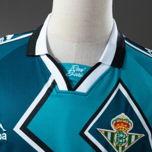 Real Betis 1995/97 Away Retro Jersey – Vintage Replica Football Soccer Shirt – S