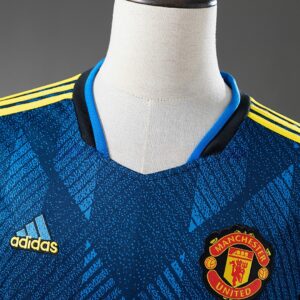 M-U 21_22 Third Away Retro Jersey – Replica Football Soccer Shirt – S–XXL