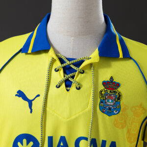 Retro Las Palmas 1997/98 Home Jersey – Vintage Replica Football Soccer Shirt – S