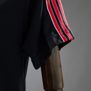 M-U 25_26 POLO - Black – Replica Football Soccer Shirt – S–XXL