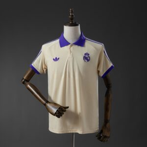 Real Madrid 25_26 POLO - Apricot – Replica Football Soccer Shirt – S–XXL