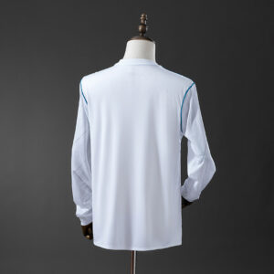 Real Madrid 2017/18 Home Long Sleeve Retro Jersey – Vintage Replica Football Soc