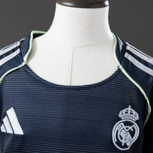 Real Madrid 25/26 Away Kids Kit Jersey – Replica Football Soccer Shirt – Size 16