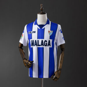 Malaga 1998 Home Retro Jersey – Vintage Replica Football Soccer Shirt – Size S–X