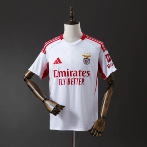 Benfica 25/26 White Away Jersey