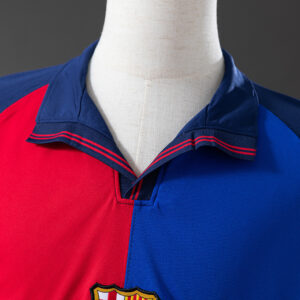 Barcelona 1999/00 Home Retro Long Sleeve Jersey – Vintage Replica Football Socce
