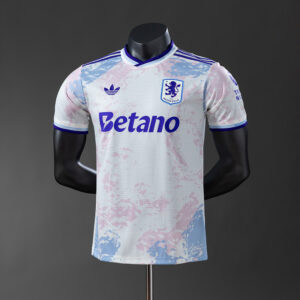 Aston Villa 25/26 Player Version Away Jersey – Replica Football Soccer Shirt – S