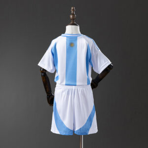 Argentina 24/25 Home Kids Fan Version Kit – Replica Football Shirt – Size 16–28