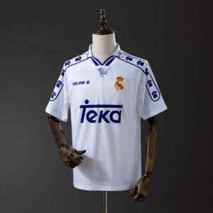 Real Madrid 1994/96 Home Retro Jersey – Vintage Replica Football Soccer Shirt –