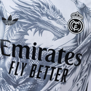 Real Madrid 25/26 White Dragon Horse Player Version Jersey – Replica Football So