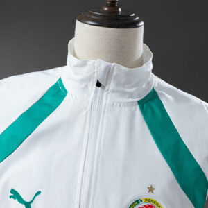 Senegal 2026 Pre-match Training Windbreaker – White Replica Football Jacket – S–