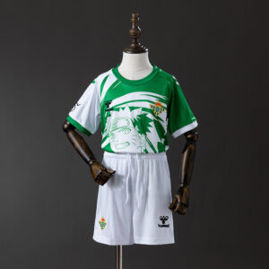 Real Betis 25/26 Comic Edition Kids Kit Jersey – Replica Football Soccer Shirt –