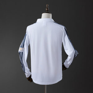 Real Madrid 2001/02 Home (UEFA Champions League) Long Sleeve Retro Jersey – Vint