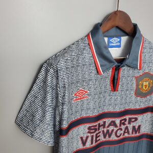 95/96 Manchester United Away Retro Jersey – Vintage Replica Football Soccer Shir