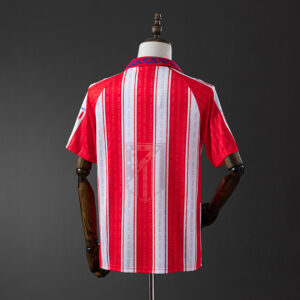 Atletico Madrid 1995/96 Home Retro Jersey – Vintage Replica Football Soccer Shir