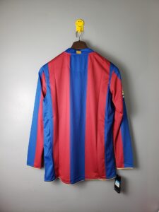 2007/08 Barcelona Home Retro Jersey – Long-Sleeved – Replica – S-XXL