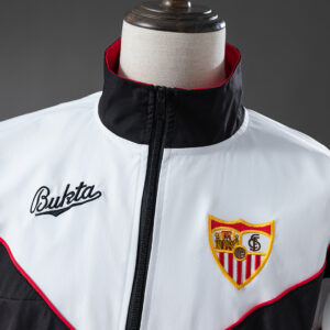 Sevilla 92/93 Retro Windbreaker – Replica Football Apparel – S–XXL