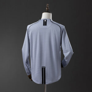 Manchester United 2007 Goalkeeper Grey Long Sleeve Retro Jersey – Classic Footba
