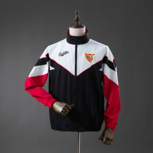 Sevilla 92/93 Retro Windbreaker – Replica Football Apparel – S–XXL