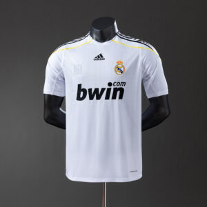 Real Madrid 2009/10 Home Player Version Retro Jersey – Vintage Replica Football