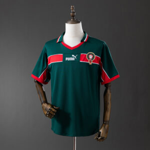 Morocco 1998 Home Retro Jersey – Vintage Replica Football Soccer Shirt – S–XXL
