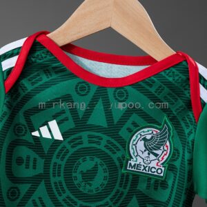 Mexico 26_27 Baby Home Jersey – Replica Football Soccer Shirt – Size 9–12