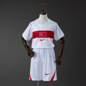 Turkiye 2026 Home Kids Kit Jersey – Replica Football Soccer Shirt – Size 16–28