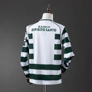 Sporting CP 01/03 Home Long Sleeve Retro Jersey
