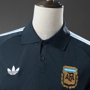 Argentina 25_26 POLO - Dark Grey – Replica Football Soccer Shirt – S–XXL