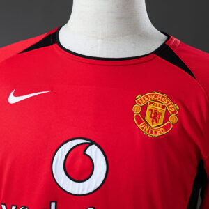 Manchester United 2002/03 Home Long Sleeve Retro Jersey – Classic Football Shirt