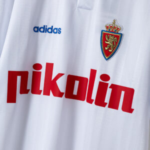 Retro Real Zaragoza 1995/96 Home Jersey – Vintage Replica Football Soccer Shirt
