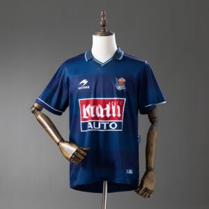 Real Sociedad 99_00 Away Retro Jersey – Replica Football Soccer Shirt – S–XXL