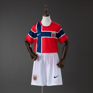 Norway 2026 Home Kids Kit Jersey – Replica Football Soccer Shirt – Size 16–28