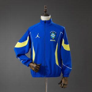 Brazil 2026 Jordan Anthem Jacket Windbreaker – Replica Football Soccer Jacket –