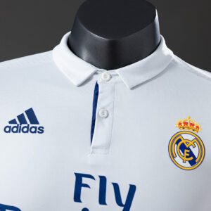 Real Madrid 2016/17 Home Long Sleeve Player Version Retro Jersey – Vintage Repli